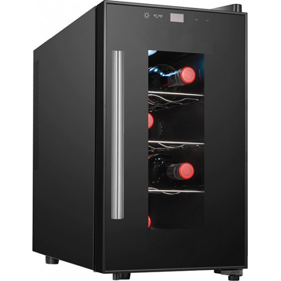 Profi Cook 1232 GLASS DOOR REFRIGERATOR 23L, BLACK