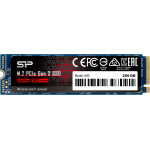 Silicon Power Ace A80 Ssd Pcie Gen 3x4 Nvme 1.3 Slc 256GB M.2 Hmb - Dram Max 3400/3000 Mb/s - (SP256GBP34A80M28)