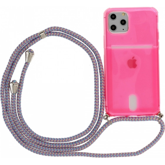 iSelf Spd Tpu Strap Cord Iphone 11 Pink Backcover - (SPDCOSIP11P)