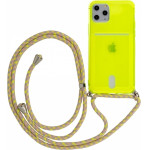 iSelf Spd Tpu Strap Cord Iphone 12 Mini Lime Backcover - (SPDCOSIP12ML)
