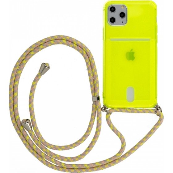 iSelf Spd Tpu Strap Cord Iphone 12 Mini Lime Backcover - (SPDCOSIP12ML)