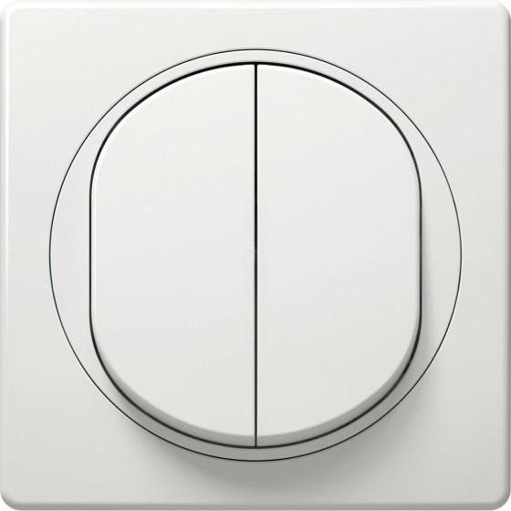 Eon E6072.00 Alternative Switch double, White - (ERW-EON-E6072.00)