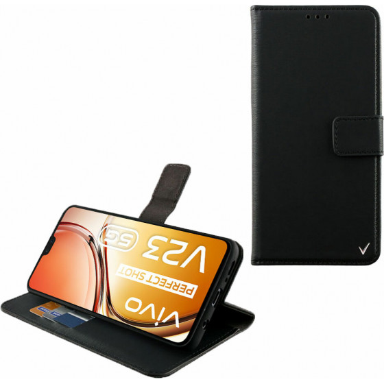 Volte-Tel ���� Vivo V23 5G 6.44'' Allure Magnet Book Stand Clip BLACK - (5205308317637)