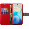 Volte-Tel ���� Vivo Y33s 5G 6.58'' Allure Magnet Book Stand Clip RED - (5205308317712)