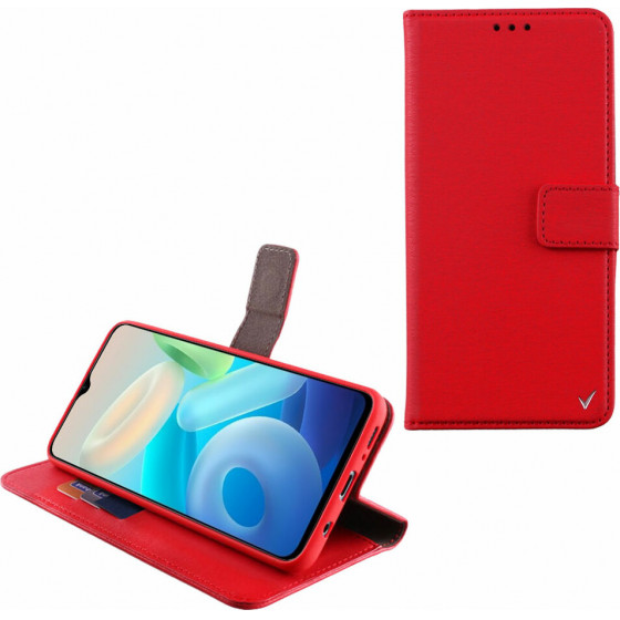 Volte-Tel ���� Vivo Y33s 5G 6.58'' Allure Magnet Book Stand Clip RED - (5205308317712)