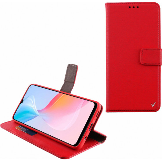 Volte-Tel ���� Vivo Y76 5G 6.58'' Allure Magnet Book Stand Clip RED - (5205308317743)