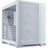Lian Li O11 AIR MINI White PC Case ATX / M-ATX with 3 standard Fans (front 120mmx2, rear 120mmx1) Me - (G99.O11AMW.00)