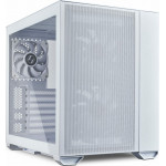 Lian Li O11 AIR MINI White PC Case ATX / M-ATX with 3 standard Fans (front 120mmx2, rear 120mmx1) Me - (G99.O11AMW.00)