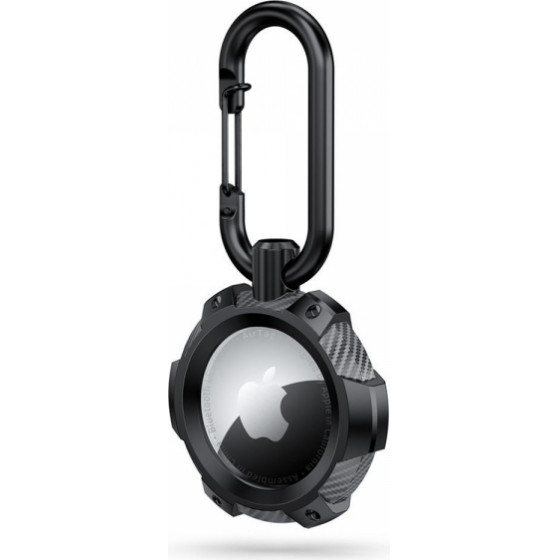 Tech-Protect Tpu carbon Apple Airtag Black - (TPTPICATB)