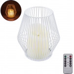 GloboStar Candle ������������ Realistic ���� �� Led ��� ���������� ������ - ��������� 2 x Aa (��� ������������������) & �������� ����������� Ir ����� ����� 2700K Dimmable ����� �14 x �16cm - (76488)