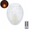 GloboStar Candle ������������ Realistic ���� �� Led ��� ���������� ������ - ��������� 2 x Aa (��� ������������������) & �������� ����������� Ir ����� ����� 2700K Dimmable ����� �19 x �24cm - (76492)