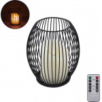 GloboStar Candle ������������ Realistic ���� �� Led ��� ���������� ������ - ��������� 2 x Aa (��� ������������������) & �������� ����������� Ir ����� ����� 2700K Dimmable ����� �14 x �16cm - (76495)