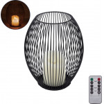 GloboStar Candle ������������ Realistic ���� �� Led ��� ���������� ������ - ��������� 2 x Aa (��� ������������������) & �������� ����������� Ir ����� ����� 2700K Dimmable ����� �19 x �24cm - (76497)