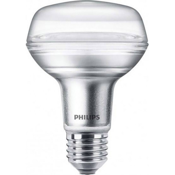 Philips E27 Led ReflectorR80 Warm White Bulb 4W (60W) - (LPH00829)