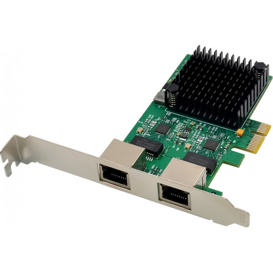 Powertech ����� ��������� Pcie �� 2x RJ45 2.5G RTL8125B - (ST7275)
