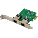 Powertech ����� ��������� Pcie �� 2x RJ45 Gbe RTL8111H&ASM1182e - (ST7244)