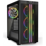 Be Quiet Pc Chassis Pure Base 500FX Window Midi Tower ATX, BLACK, ARGB, W/O PSU, 3X12CM Light WINGS(FRONT), 1X14CM Light Wings 2 Fan (REAR), 3YW. - (BGW43)
