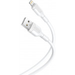 XO NB212 2.1A Usb Cable For Lighting White - (NBR212 Light WHITE)