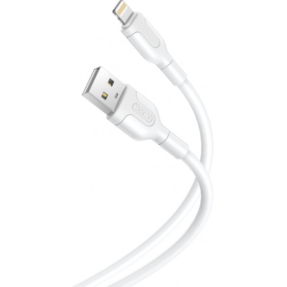 XO NB212 2.1A Usb Cable For Lighting White - (NBR212 Light WHITE)