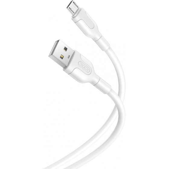XO NB212 2.1A Usb Cable For Micro White 1M - (NBR212 Micro WHITE)