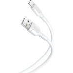 XO NB212 2.1A Usb Cable For Type-c White 1M - (NBR212 Typec WHITE)
