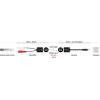 DeLock Audio Extender 3.5mm & 2x Rca �� RJ45, ��� 50m, ����� - (87859)