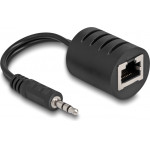 DeLock Audio Extender 3.5mm �� RJ45, ��� 50m, �����, 2��� - (87858)