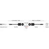 DeLock Audio Extender 3.5mm �� RJ45, ��� 50m, �����, 2��� - (87858)