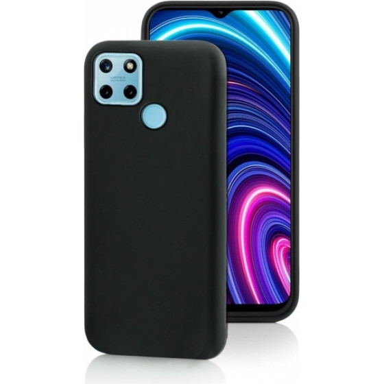 Fonex Tpu Case 0.6mm Realme C25Y / C21Y Black Backcover - (BLK1582B)