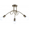 Homelighting Kq 2627/3 Quirky Antique Bronze Ceiling Lamp Z4 - (77-8089)