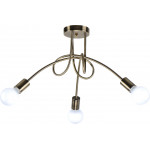 Homelighting Kq 2627/3 Quirky Antique Bronze Ceiling Lamp Z4 - (77-8089)