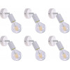 Homelighting Se 137-1AW (x6) Soma Packet White Adjustable spotlight+ - (77-8858)