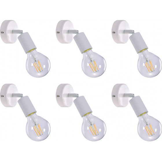 Homelighting Se 137-1AW (x6) Soma Packet White Adjustable spotlight+ - (77-8858)