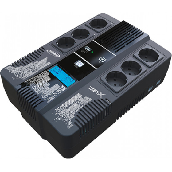 Infosec Zen-X 800 Sch - Ups 800 VA
