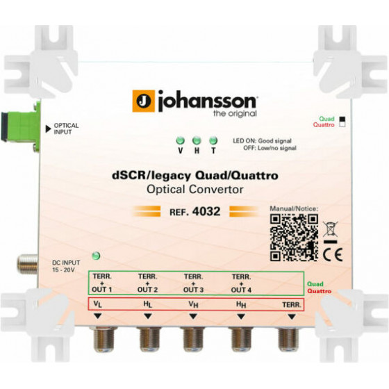 Johansson 4032 - DSCR/Legacy QUAD/Quattro FTU