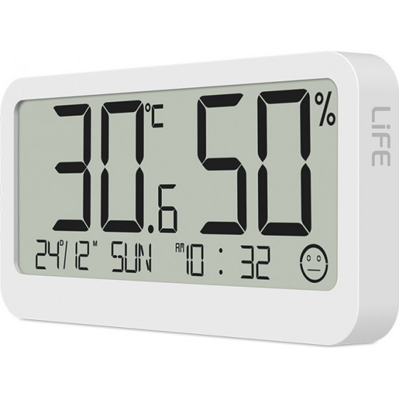 Life Contempo Plus White Thermometer And HYRGOMETER