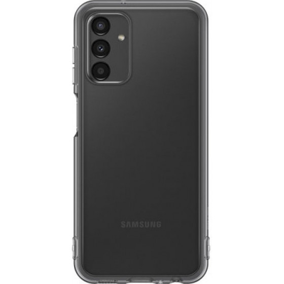 Samsung Original Soft Clear Cover A13 5G Black Backcover - (EF-QA136TBEGWW)