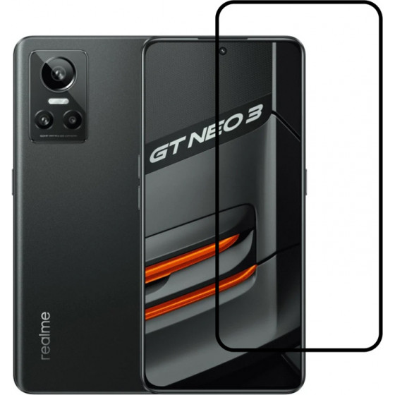 Powertech Tempered Glass 5D Realme Gt Neo 3, Full glue, ����� - (TGC-0577)
