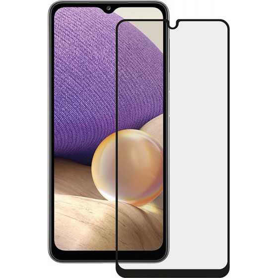 Powertech Tempered Glass 5D Samsung A32, Full glue, ����� - (TGC-0573)