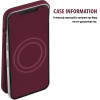 Idol 1991 ���� Iphone 12 Pro / Iphone 12 6.1'' Velvet Magsafe Tpu Camera Guard BURGUNDY - (5205308316791)