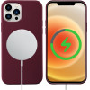 Idol 1991 ���� Iphone 12 Pro / Iphone 12 6.1'' Velvet Magsafe Tpu Camera Guard BURGUNDY - (5205308316791)