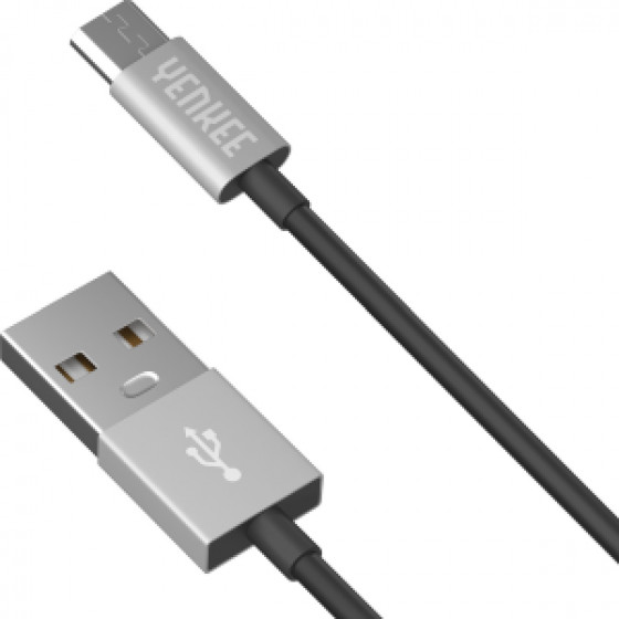 Yenkee Data Cable Usb/Micro Usb 2m Silver - (Ycu 222 BSR)