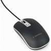 Gembird Usb Wired Optical Mouse BLACK/Silver - (MUS-4B-06-BS)
