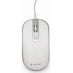 Gembird Usb Wired Optical Mouse WHITE/Silver - (MUS-4B-06-WS)