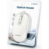 Gembird Usb Wired Optical Mouse WHITE/Silver - (MUS-4B-06-WS)