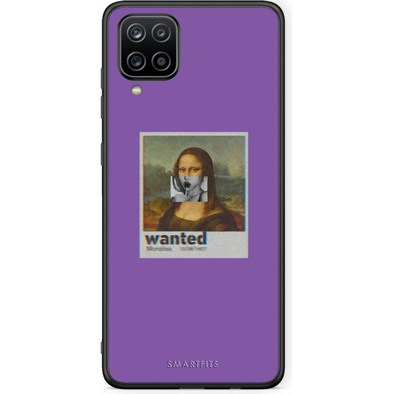 Smartfits Case Hard Samsung Galaxy A12 Popart Monalisa + Ring Holder - (Sa.A12-MonalisPART@)