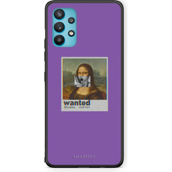 Smartfits Case Hard Samsung Galaxy A32 5G Popart Monalisa + Ring Holder - (Sa.A32-MonalisPART@)
