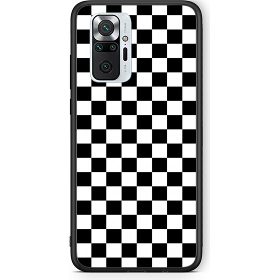 Smartfits Case Hard Xiaomi Redmi Note 10 Pro Geometric Squares + Ring Holder - (Xi.RedmNot10Pr-SquaresGEO@)