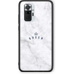 Smartfits Case Hard Xiaomi Redmi Note 10 Pro Marble Queen + Ring Holder - (Xi.RedmNot10Pr-QueenMRB@)