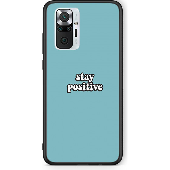 Smartfits Case Hard Xiaomi Redmi Note 10 Pro Text Positive + Ring Holder - (Xi.RedmNot10Pr-PositiveTXT@)